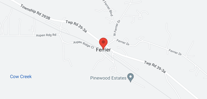 map of 82 West Ferrier Crescent